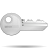 Key, Kopete, password LightGray icon