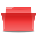 Folder, red Tomato icon