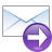 right, next, ok, correct, Email, yes, Arrow, mail, Forward, Letter, envelop, Message Lavender icon