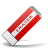 Eraser, erase Firebrick icon