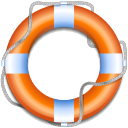 lifeguard, Browser, help, support Chocolate icon