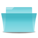 Cyan, Folder SkyBlue icon