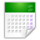 File, Schedule, document, Calendar, date, Text WhiteSmoke icon