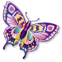 Animal, Staroffice, butterfly, summerbird Black icon