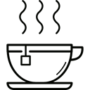 food, hot drink, Coffee, cup, relax Black icon