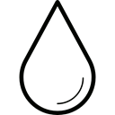 drop, liquid, food, watering, Rain Black icon