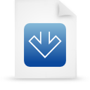 document, paper, Blue, File WhiteSmoke icon