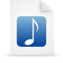 Blue, document, paper, File WhiteSmoke icon