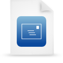 document, Blue, File, paper WhiteSmoke icon