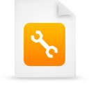 paper, document, Orange, File WhiteSmoke icon