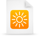 Orange, document, File, paper WhiteSmoke icon