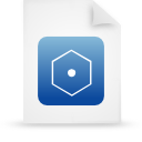 document, Blue, paper, File WhiteSmoke icon