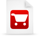 red, paper, File, document WhiteSmoke icon