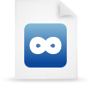 File, paper, document, Blue WhiteSmoke icon