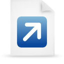 Blue, document, File, paper WhiteSmoke icon