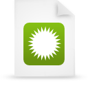 File, paper, document, green WhiteSmoke icon