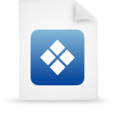 document, paper, Blue, File WhiteSmoke icon