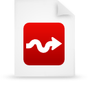 red, paper, File, document WhiteSmoke icon