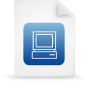 paper, Blue, document, File WhiteSmoke icon