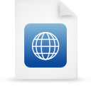 paper, File, document, Blue WhiteSmoke icon