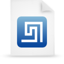 File, document, Blue, paper WhiteSmoke icon