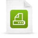 green, paper, File, document WhiteSmoke icon