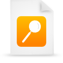 Orange, File, document, paper WhiteSmoke icon