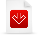 File, document, paper, red WhiteSmoke icon