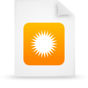 Orange, paper, document, File WhiteSmoke icon