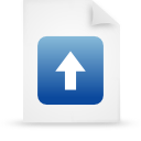 File, paper, document, Blue WhiteSmoke icon