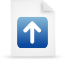 File, document, paper, Blue WhiteSmoke icon