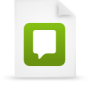 File, document, paper, green WhiteSmoke icon
