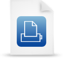 File, paper, Blue, document WhiteSmoke icon