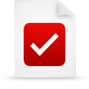 red, paper, File, document WhiteSmoke icon