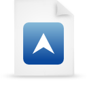 File, Blue, document, paper WhiteSmoke icon