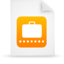 paper, Orange, document, File WhiteSmoke icon
