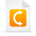 File, paper, document, Orange WhiteSmoke icon