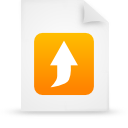 File, document, Orange, paper WhiteSmoke icon
