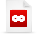 paper, document, red, File WhiteSmoke icon