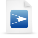 File, document, paper, Blue WhiteSmoke icon