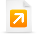 File, Orange, document, paper WhiteSmoke icon