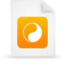 document, paper, Orange, File WhiteSmoke icon