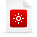 red, File, paper, document WhiteSmoke icon