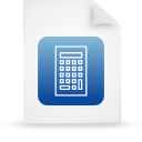 File, paper, document, Blue WhiteSmoke icon