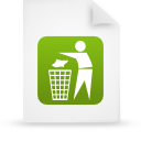 File, paper, green, document WhiteSmoke icon