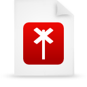 File, paper, red, document WhiteSmoke icon