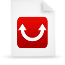 paper, document, red, File WhiteSmoke icon