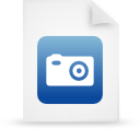 File, Blue, document, paper WhiteSmoke icon