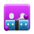 social network, Facebook, Sn, Social MediumOrchid icon