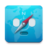 Browser, safari, compass MediumTurquoise icon